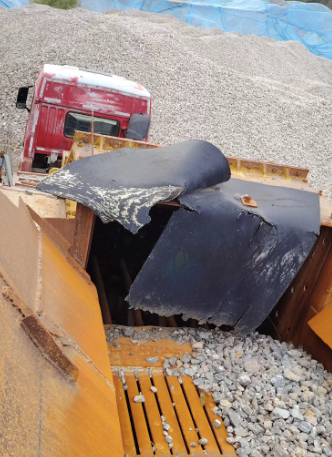 济南地区处理金宝山1214锤破 四层振动筛