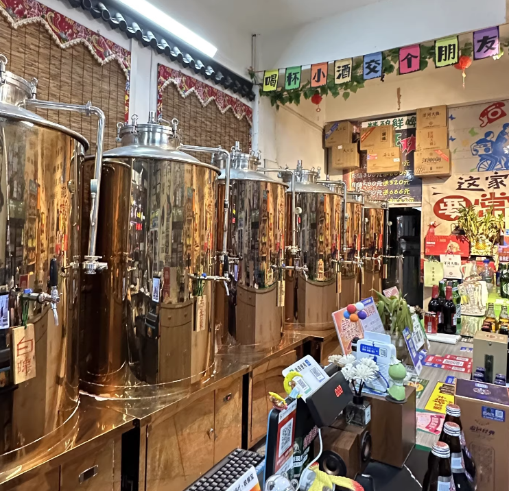 徐州地区工厂处理500L一拖6精酿啤酒全套设备