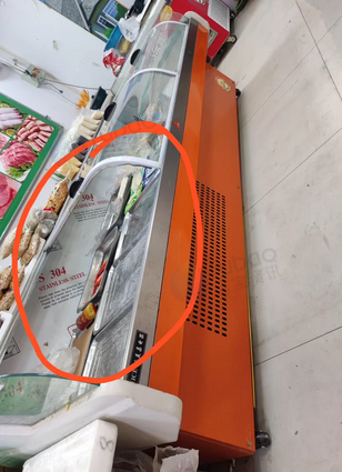 北京地区处理2.5米防雾玻璃款熟食鲜肉展示柜