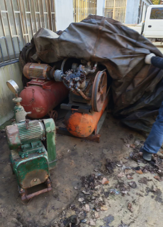 青岛地区处理2台打气泵