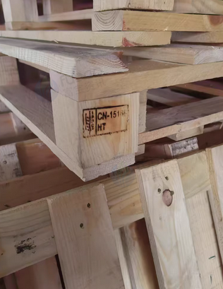 丹东地区处理木头托盘一批