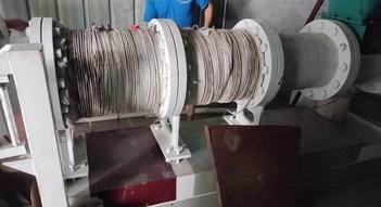 濮阳地区处理两条膨化羽毛粉生产线