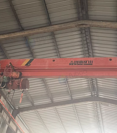 邢台地区处理河南矿山9米跨度5吨航吊加钢构