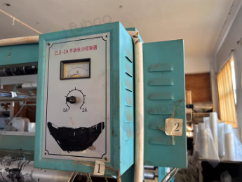 威海地区处理1200型两色塑料薄膜印刷机 800型电脑制袋热切机