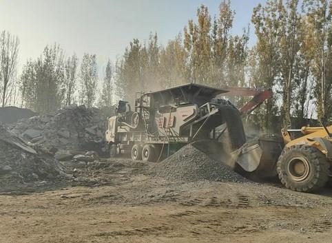 天津地区处理车载移动破金宝山1416重锤破碎机