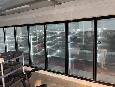 保定地区处理12门的敞开式冷库