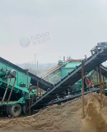 绍兴地区处理69鄂破带给料机 锤破1416 2层振动筛 输送带