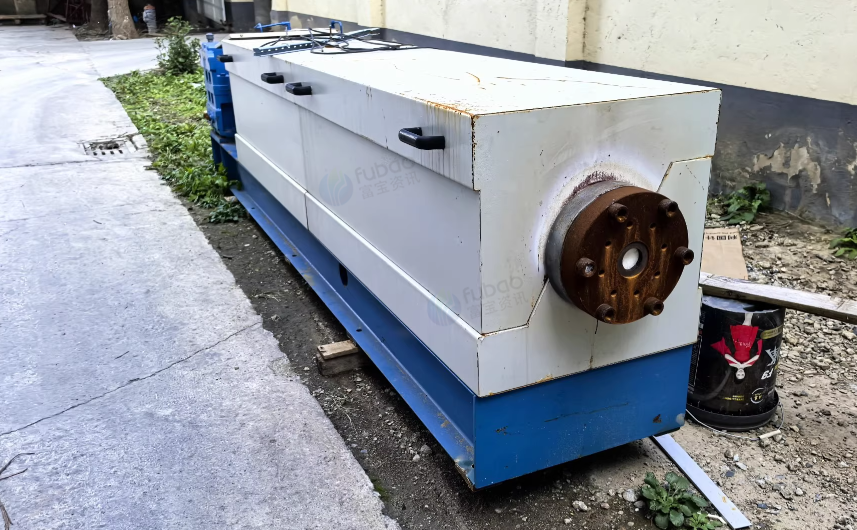 扬州地区工厂处理金纬铝加热105螺杆挤出机