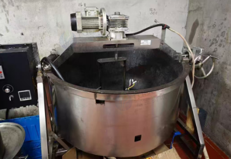 北京地区处理500斤电磁自动炒料机