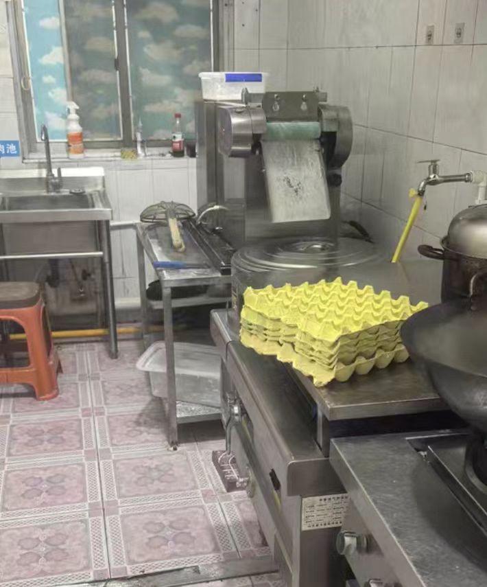 西安地区面馆不干了处理切面机