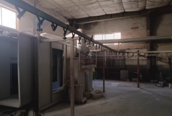 临沂地区公司处理液化气燃烧气化炉配套喷塑流水线设备