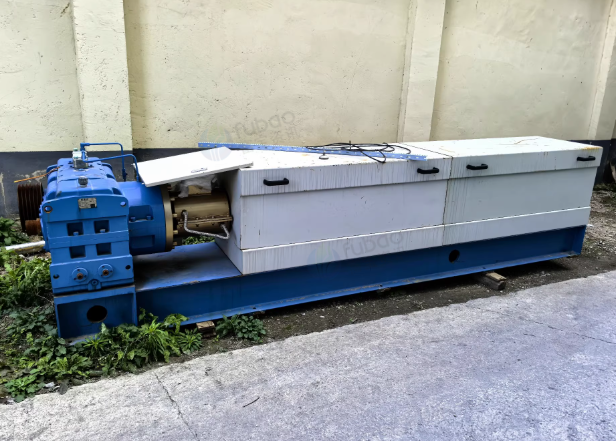 扬州地区工厂处理金纬铝加热105螺杆挤出机