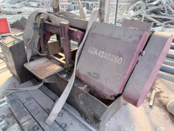 聊城地区公司处理锯力煌GZK4060带锯床 450铝合金切割双头锯