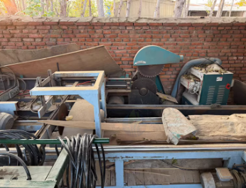 潍坊地区工厂处理颗粒机 破碎机 小型多片锯 定尺锯 推台锯