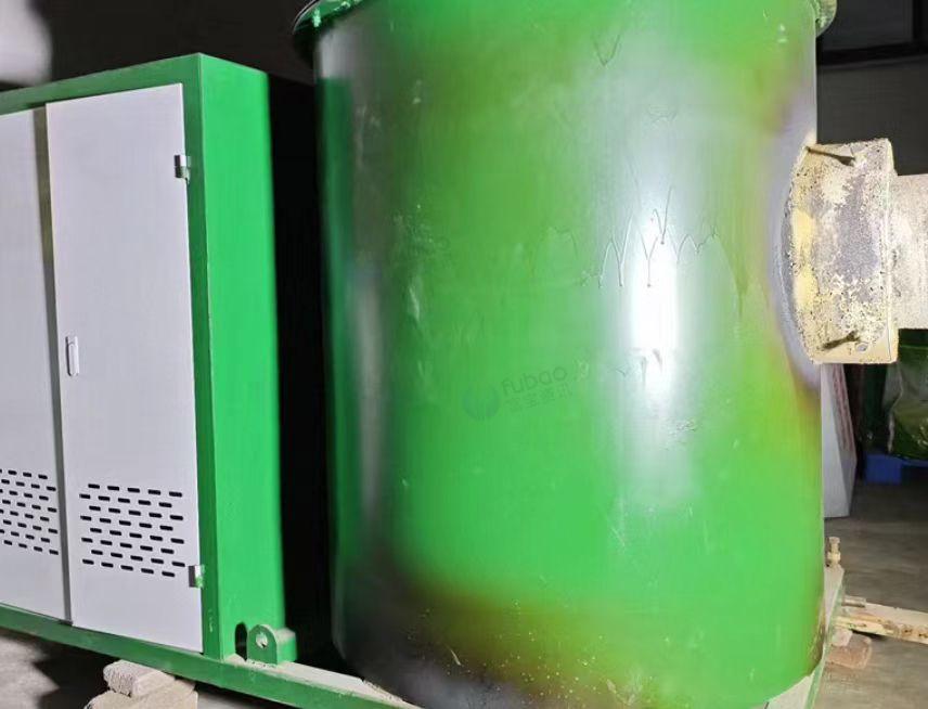 平顶山地区处理两台生物质颗粒燃烧机