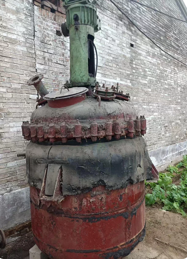 保定地区处理一吨的反应釜、10平方的热交换器