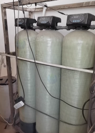 包头地区处理4罐全自动工业软化水设备
