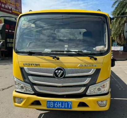 赣州地区处理22年欧马可一拖二蓝牌清障车