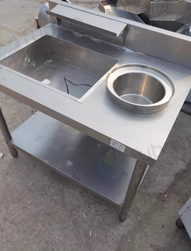 北京地区汉堡店处理果粉台加加热器、腌肉机、保酥柜、制冰机、碎冰机、烤箱、薯条站、油炸锅等