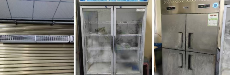 凉山地区处理三台商用风幕机、一个商用冷藏柜和急冻柜