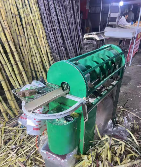 晋城地区店铺处理甘蔗削皮机一台、甘蔗榨汁机两台