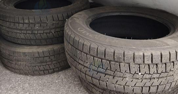 鹤岗地区处理四条捷达雪地胎