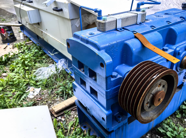 扬州地区工厂处理金纬铝加热105螺杆挤出机