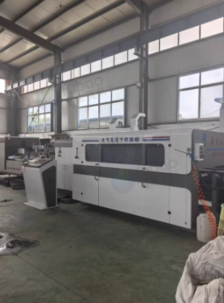 泰安地区工厂处理全套双色原模印刷机 1224印刷联动线 全自动打包机 半自动订箱机 胶带机 热熔打包机等设备