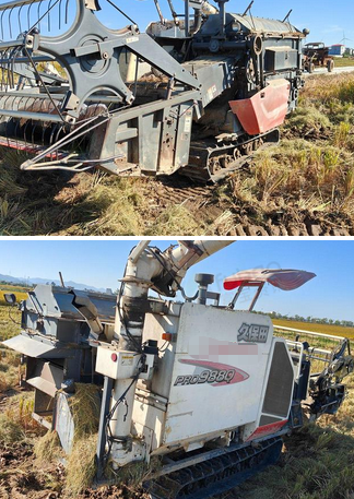 南宁地区处理收割机