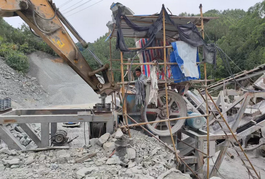 贺州地区处理鄂破、分筛机等框架式碎石设备