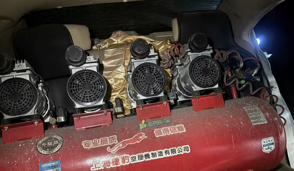 岳阳地区个人闲置处理上海捷豹空压机120L大罐