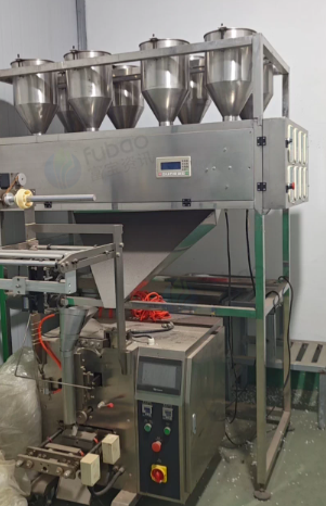 泰州地区工厂处理超威粉碎机+低温破壁机+8头包装机