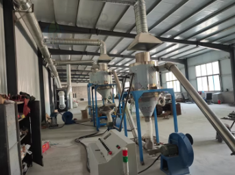 济南地区处理全新PVC造粒全套生产线