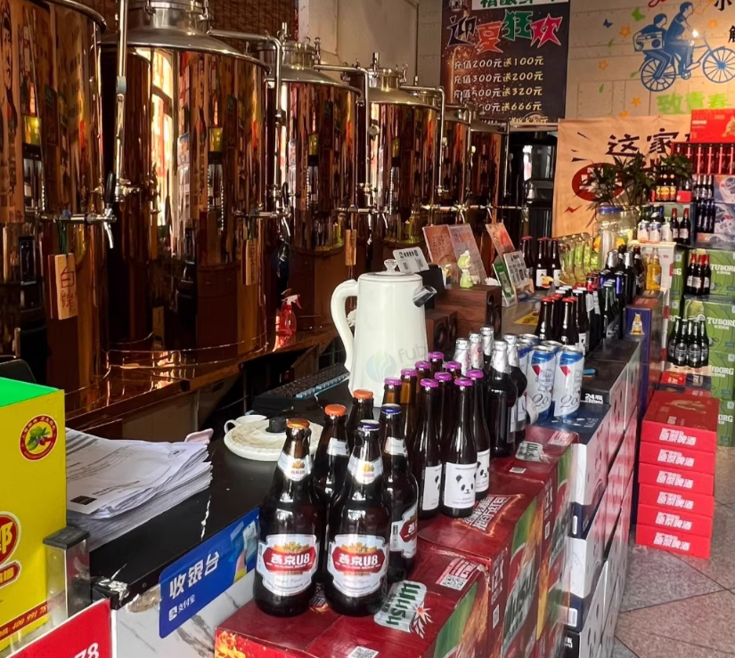 徐州地区工厂处理500L一拖6精酿啤酒全套设备