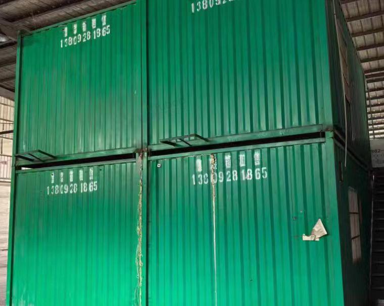 广州地区处理四台集装箱房