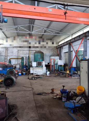 日照地区工厂处理5吨行车