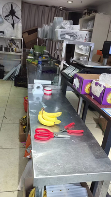 南昌地区处理不锈钢水果洗切台、四门风幕柜