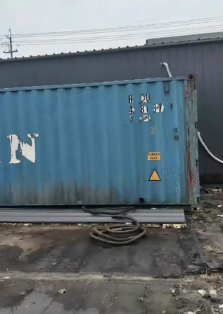 南通地区工厂处理12m标准集装箱储油罐3个