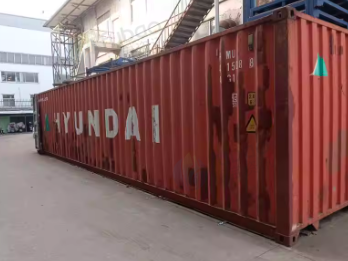 青岛地区公司处理12米标准集装箱