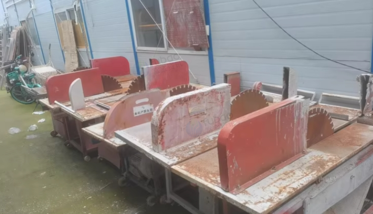 成都地区个人处理工地用加气砖切割机 带锯片