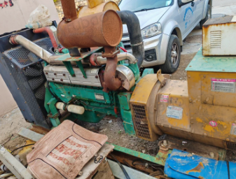 济南地区处理自用200KW无刷发电机