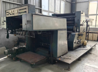 潍坊地区工厂处理对开双色平版印刷机