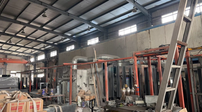 淮安地区工厂处理静电喷涂流水线一套