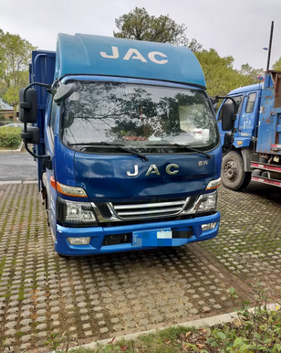 吉安地区处理17年JAC骏铃H330排半厢式货车