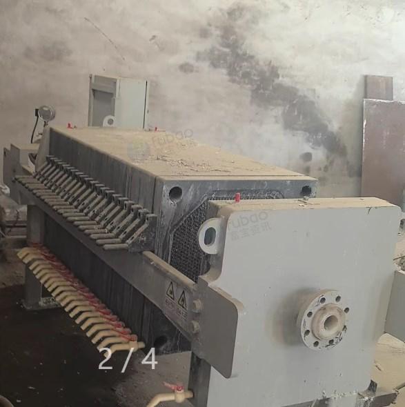 唐山地区工厂处理22块虑板压滤机