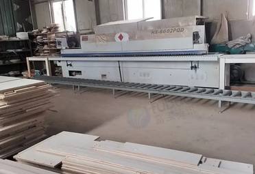 青岛地区公司处理7米封边机