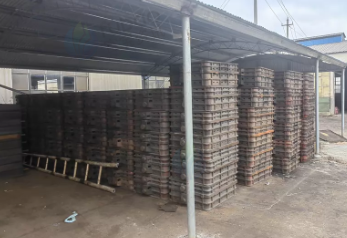 烟台地区处理160副铸造流水线沙箱