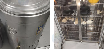 南昌地区处理4门冰柜、生食冰箱操作台、四头电磁炉、天然气煮面炉和消毒柜