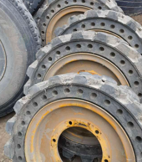 通辽地区处理扒胎机、千斤顶、气泵、实心轮胎等