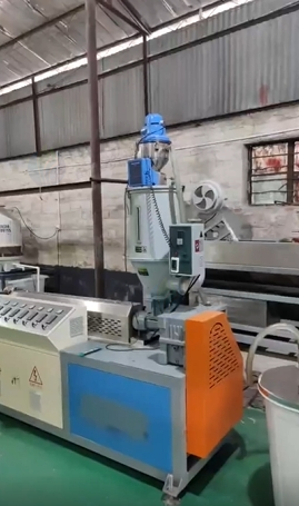 佛山地区处理PVC挤塑机一整套